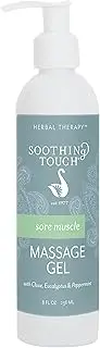Soothing Touch Sore Muscle Massage Gel, Clove/Eucalyptus/Peppermint, 8 Ounce