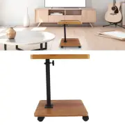 Slide Under Sofa Tray Table 360° Casters Multifunctional Small C Shaped Side XG