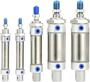 MA 16mm Stainless Steel Mini Pneumatic Cylinder Air Double Acting Type 1Pcs(Stroke350-S)
