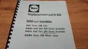 BSA B50SS B50T B50H B50MX MODELS PARTS BOOK MANUAL 1972 00-5732 - BP72