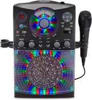 Singing Machine Karaoke Machine for Kids and Adults with Wired Microphone - Buil