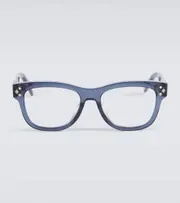[Dior Eyewear] Dior Eyewear CD DiamondO S1I rectangular glasses One Size blue