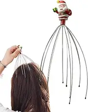 Wire Head Massager - Christmas Hair Scratcher Scalp Head Massage Claw | Scalp and Hair Scratcher, Head Whisk Massager, Portable Head Massage Tool for Relaxing