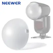NEEWER M12 Magnetic Dome Diffuser for Round Head Flash Light For Z1 Z2 Flash