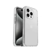 Otterbox Symmetry Apple Iphone 15 Pro Case Clear Antimicrobial Drop 3X