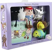 The Puppet Company Traditional Story Sets Nursery Rhymes Book and Finger Puppets Set