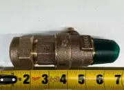 3/4" AY McDonald Corporation Stop AWWA x CTS Quick Joint 5182-028 Brass No Lead