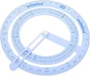 ERINGOGO Circle Board Ruler 4pcs Stencil Ruler Set Electronic Rolling Round for Accurate Angles