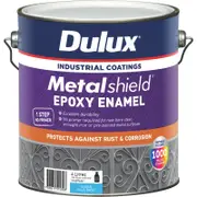 Dulux 4L Metalshield Epoxy Enamel Gloss Paint Blue Base - 4L