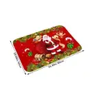 Floor Pad Bathroom Floor Mat Anti- for slip Soft Christmas