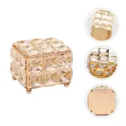 Jewelry Storage Box Collapsible Transparent Square Container Crate