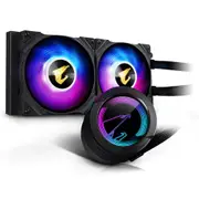 Gigabyte AORUS WATERFORCE II 240 LCD display AIO liquid cooler, Intel 2066, 2011,1366,115x,1700, AMD TR4, AM5, AM4, sTRX4