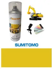 Sumitomo Yellow Digger Excavator Paint Endurance Enamel Paint 400ml Aerosol
