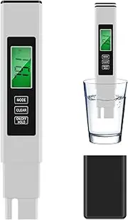 ZLHETWT Water Quality Tester Accurate TDS Water Meter Fast and Easy Water Test Meter Digital Water Tester Multifunctional TDS Meter EC Meter Temperature Meter for Drinking Water Hydroponics Aquarium