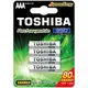 TOSHIBA東芝4號低自放電鎳氫充電電池 950mAh4入