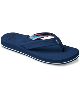 REEF Women's Cushion Breeze Flip Flop Sandal, Midnight Size 5M