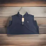 The Tree Farm - Peter Millar Men's Galway Performance Quarter-Zip Vest - XL