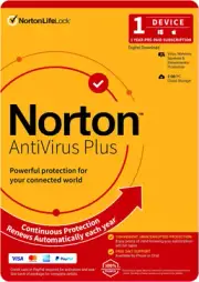 Norton AntiVirus PLUS Security Malware Spyware Ransomware for PC MAC
