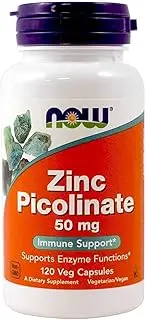 NOW Foods Zinc Picolinate 50 Mg 120 Capsules