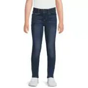 Kids XL Mid Rise Skinny Fit Stretch Denim Adjustable Waistband Machine Washable