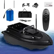 Fishing Bait Boat, Bait Sender Put, Put Hook Boat, 600M Remote Control Distance with 2Kg Loading Hopper, One-Click Cruise, Long Range Signal Gain, USB Car Charger and Portable Handbag