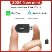 Wireless Carplay Android Auto Wireless Adapter Smart Mini Box Plug and Play 2024