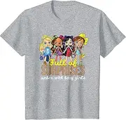 [X.Style] Boxy Girls Full of Surprises Group T-Shirt ds565 T-Shirt Black