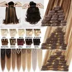 CLEARANCE 100% Clip in Remy Human Hair Extensions Weft Full Head Balayage Ombre