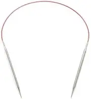 [ChiaoGoo] Bulk Buy Red Lace Stainless Steel Circular Knitting Needles 16 inch Size 8 (3-Pack)