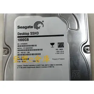 【登豐e倉庫】, YF800 Seagate ST1000DX001 1TB SSHD 固態混合硬碟