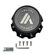 Asanti Off-Road Black Label Wheel Center Cap Gloss Black C-1008X180ABGB