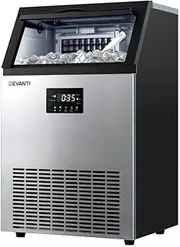 Devanti 45kg Ice Maker Commercial Machine Ice Cube Makers Stainless Steel
