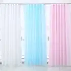 Solid Color PEVA Bathroom Curtain Mildew Proof Shower Curtain Waterproof