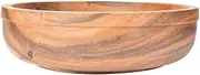 Bowl, Unique Wooden Bowl Multi-Function Food Fruit Container Wood for Tea House for Coffee Shop(30 * 9cm)