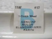 Bulova 11AF - Watch Part #17 - Clutch Wheel - Factory Replacement / Repair