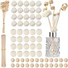 180 Pcs Reed Diffuser Sticks Set - Rattan Fragrance Diffuser and Flower Reed ...