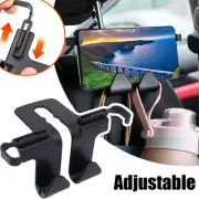 1x Car Seat Back Headrest Phone Holder Pocket Bag Hanger Hook Auto Car Accessory (for: Audi)