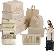 [Generic] Packing Cubes for Suitcases, Storage Packing Cubes, Luggage Organizers, Space Saving,Luggage Cubes for Sorting and Organizing Travel Accessories