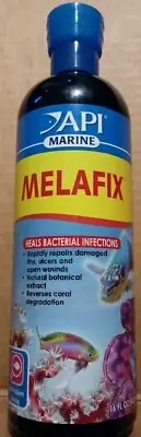 API Marine MelaFix 16oz Bacterial Infection Remedy for Saltwater Fish and Corals