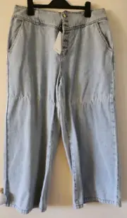 Seed Heritage- jeans size 16 straight leg with button up front