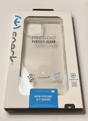 New Speck Presidio Perfect-Clear Case - iPhone 15 Plus/14 Plus