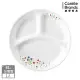 【美國康寧 CORELLE】春漾花朵10吋分隔盤 (310)