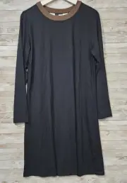 J. Hill Wearever Collection Black Swing Dress New With Tags M A Line