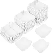 BESTOYARD 1000pcs Muffin Paper Cups Greaseproof Square Cupcake Liners for Baking Oil Muffin Cases for Weddings Birthdays and Home Baking