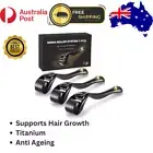Derma Roller Beard 540 Titanium Microneedle 3 Pack Kit (.5Mm/1.0Mm/1.5Mm)