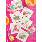 Kim Seybert Tropicana Cocktail Napkin, Set of 6 in a Gift Box