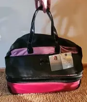 Clothes It All Travel Ease Double Decker Duffle With Tote And Roll Up Organizer