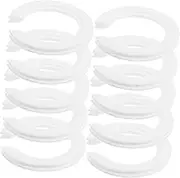 ULTECHNOVO 10pcs Lamp Shade Adapter Ring Plastic Light Fixture Reducer Compact Design for Space Saving Compatible with Various Lighting Fixtures
