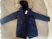 JCrew Crewcuts Fishtail Winter Coat Parka With Primaloft NWT XS