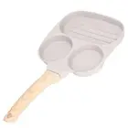 Non-stick Egg Burger Frying Pan Flat Bottom Induction Cooker Universal Three-h